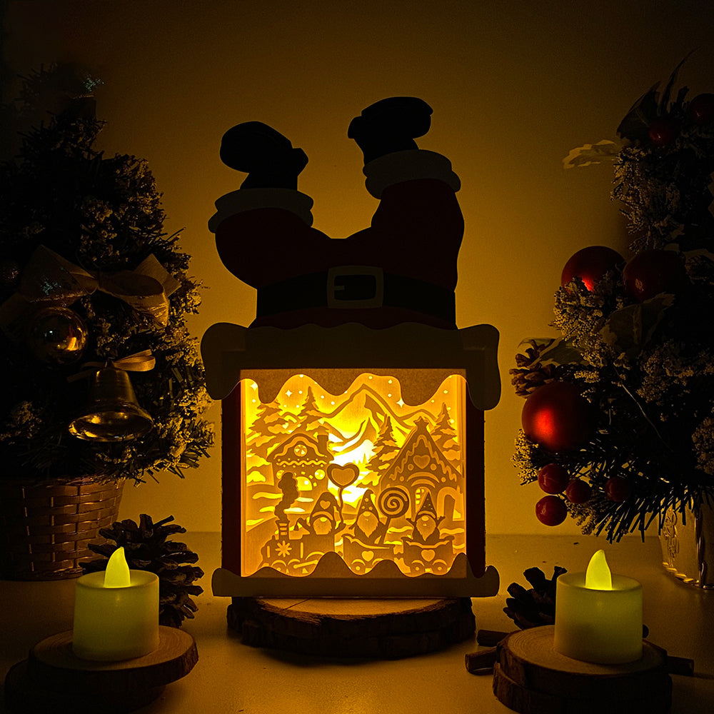 Christmas Gnome 4 – 3D Box SVG File for Cricut & Silhouette