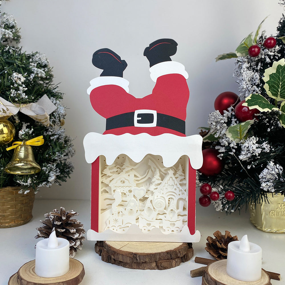 Christmas Gnome 4 – 3D Box SVG File for Cricut & Silhouette