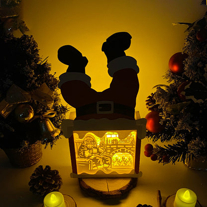 Christmas Santa – 3D Box SVG File for Cricut & Silhouette