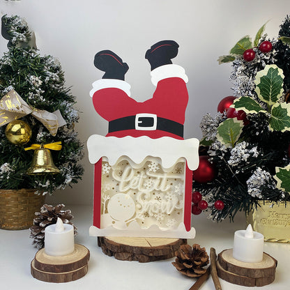 Let it Snow – 3D Box SVG File for Cricut & Silhouette