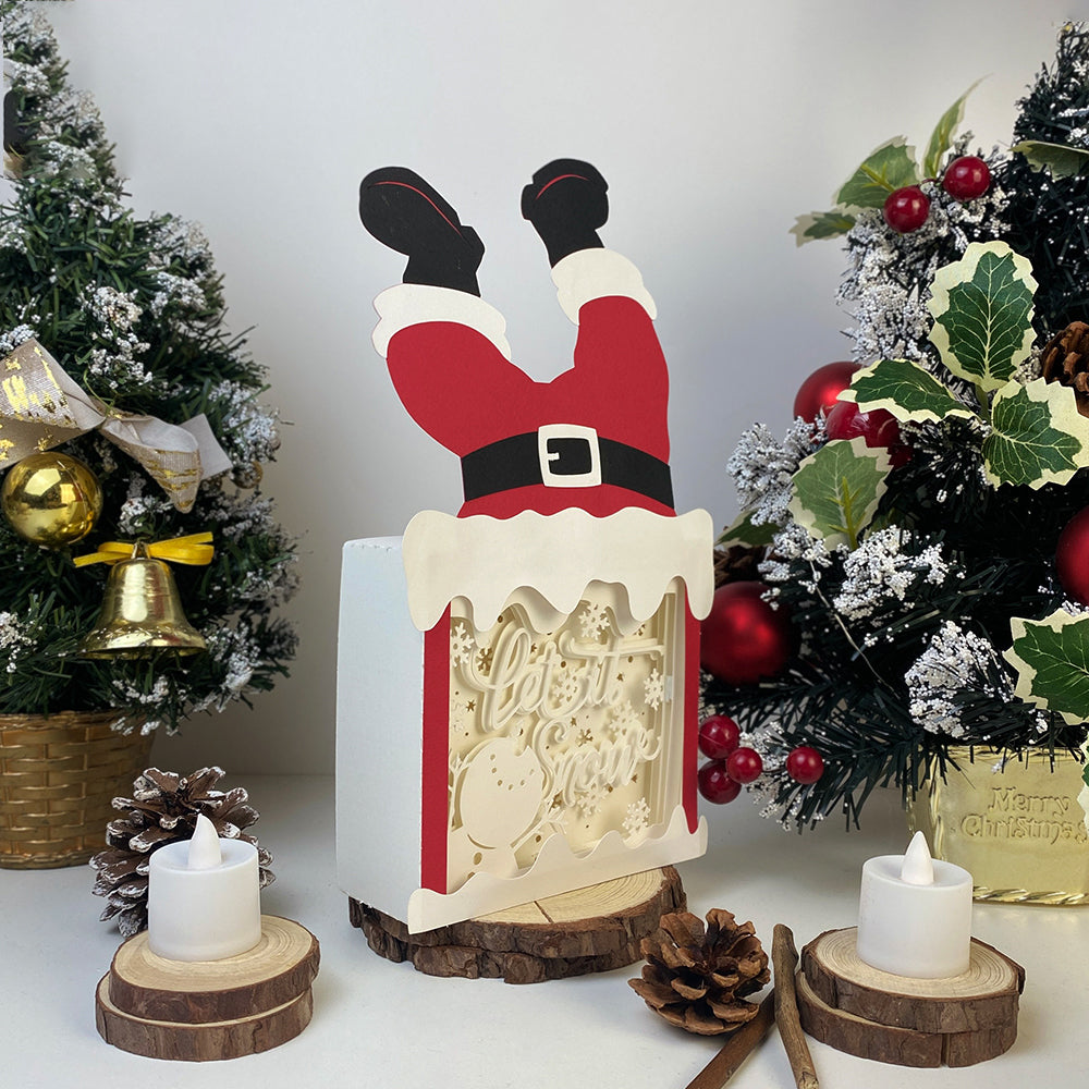 Let it Snow – 3D Box SVG File for Cricut & Silhouette