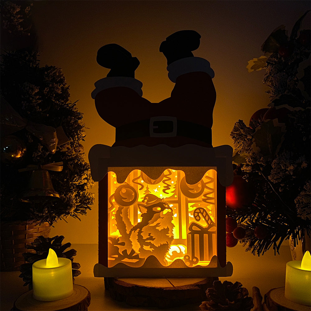 Xmas Cat – 3D Box SVG File for Cricut & Silhouette