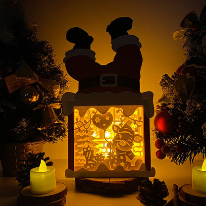 Xmas Reindeer – 3D Box SVG File for Cricut & Silhouette