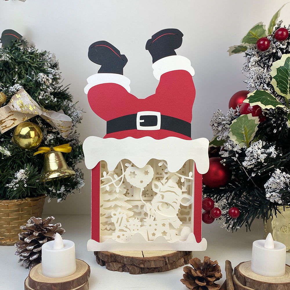 Xmas Reindeer – 3D Box SVG File for Cricut & Silhouette