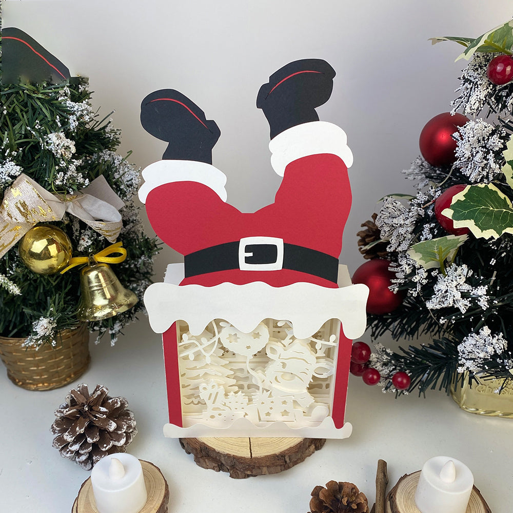 Xmas Reindeer – 3D Box SVG File for Cricut & Silhouette