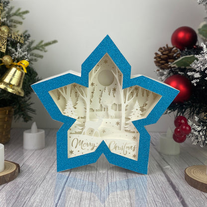 Christmas Deer – 3D Box SVG File for Cricut & Silhouette
