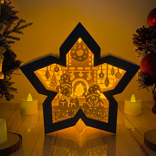 Christmas Gnome – 3D Box SVG File for Cricut & Silhouette