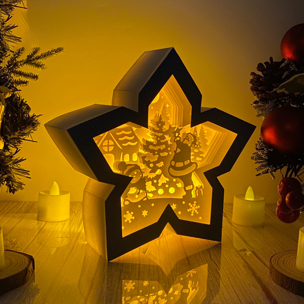 Christmas Santa – 3D Box SVG File for Cricut & Silhouette