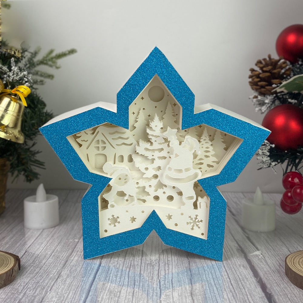Christmas Santa – 3D Box SVG File for Cricut & Silhouette