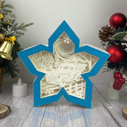 Christmas Truck – 3D Box SVG File for Cricut & Silhouette