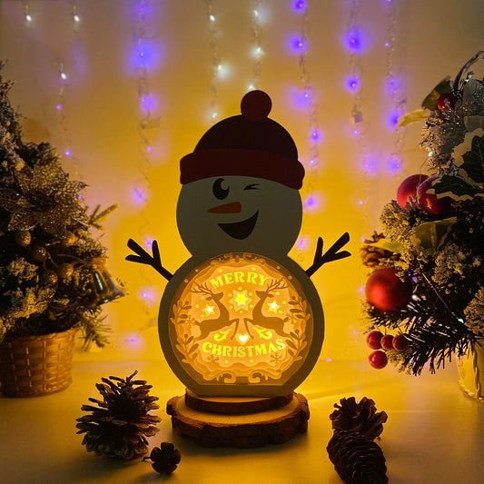 Deer 2 – 3D Snowman Box File - Cricut File - VEKTOR KRAFT