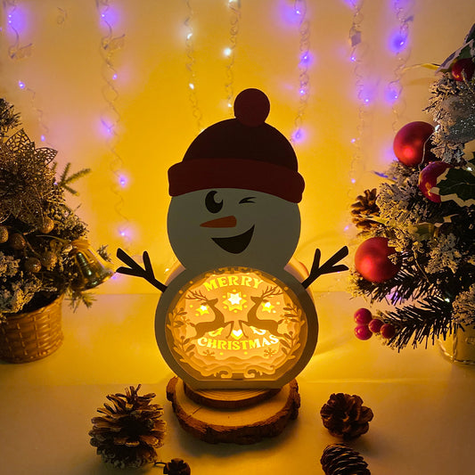 Deer 2 – 3D Snowman Box File - Cricut File - VEKTOR KRAFT