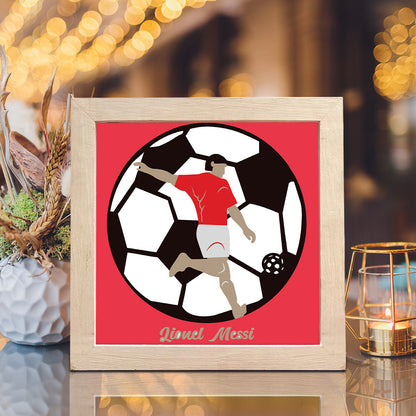 Soccer 2 – 3D Shadow Box SVG File for Cricut & Silhouette