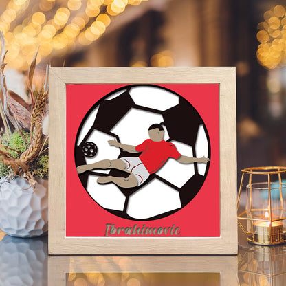 Soccer 3 – 3D Shadow Box SVG File for Cricut & Silhouette
