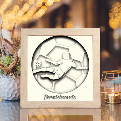 Soccer 3 – 3D Shadow Box SVG File for Cricut & Silhouette