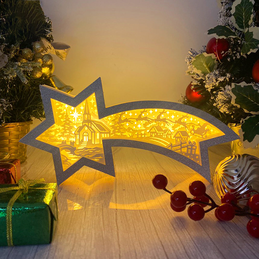 Christmas In The Forest – 3D Box SVG File for Cricut & Silhouette