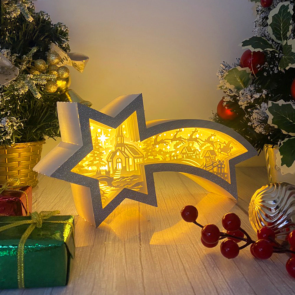 Christmas In The Forest – 3D Box SVG File for Cricut & Silhouette