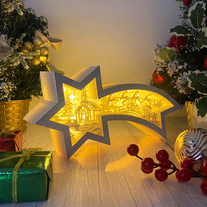 Christmas In The Forest – 3D Box SVG File for Cricut & Silhouette