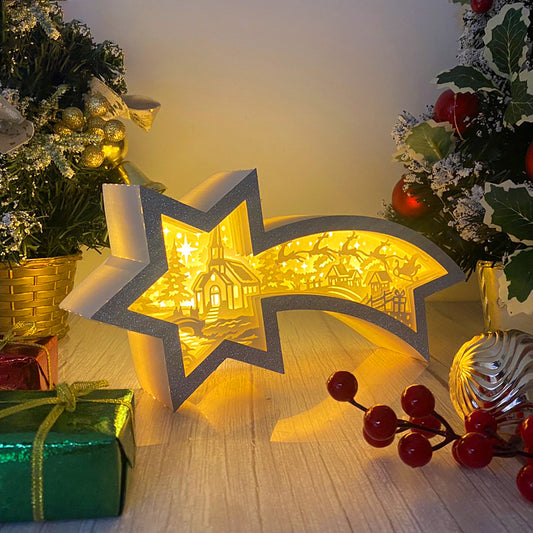 Christmas In The Forest – 3D Box SVG File for Cricut & Silhouette