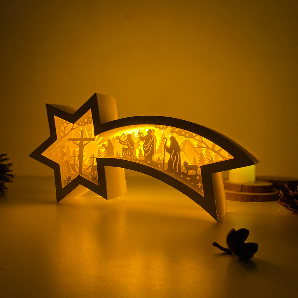 Jesus – 3D Box SVG File for Cricut & Silhouette