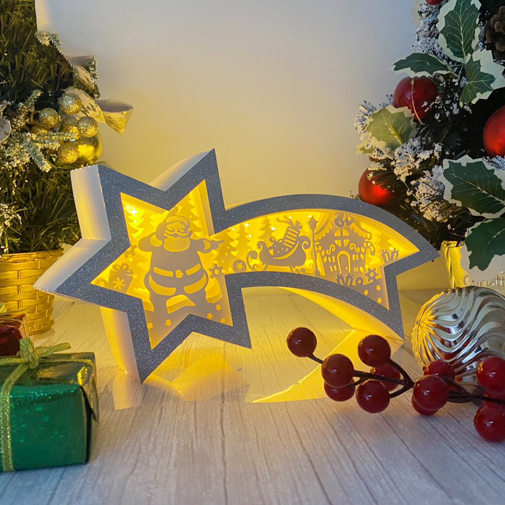 Santa 2 – 3D Box SVG File for Cricut & Silhouette