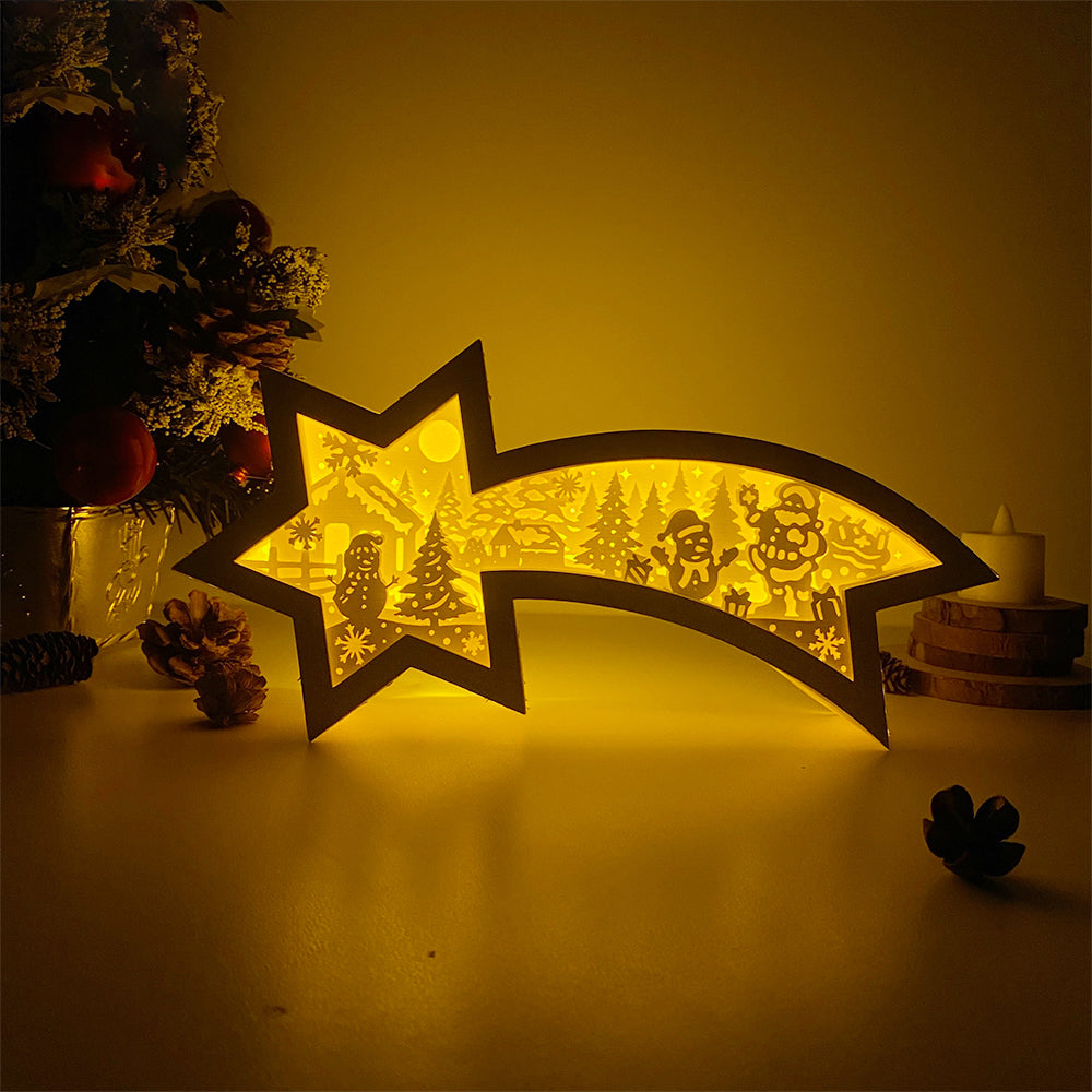 Christmas Snowman 2 – 3D Box SVG File for Cricut & Silhouette