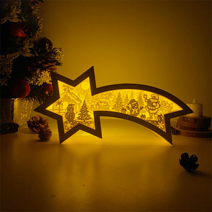 Christmas Snowman 2 – 3D Box SVG File for Cricut & Silhouette