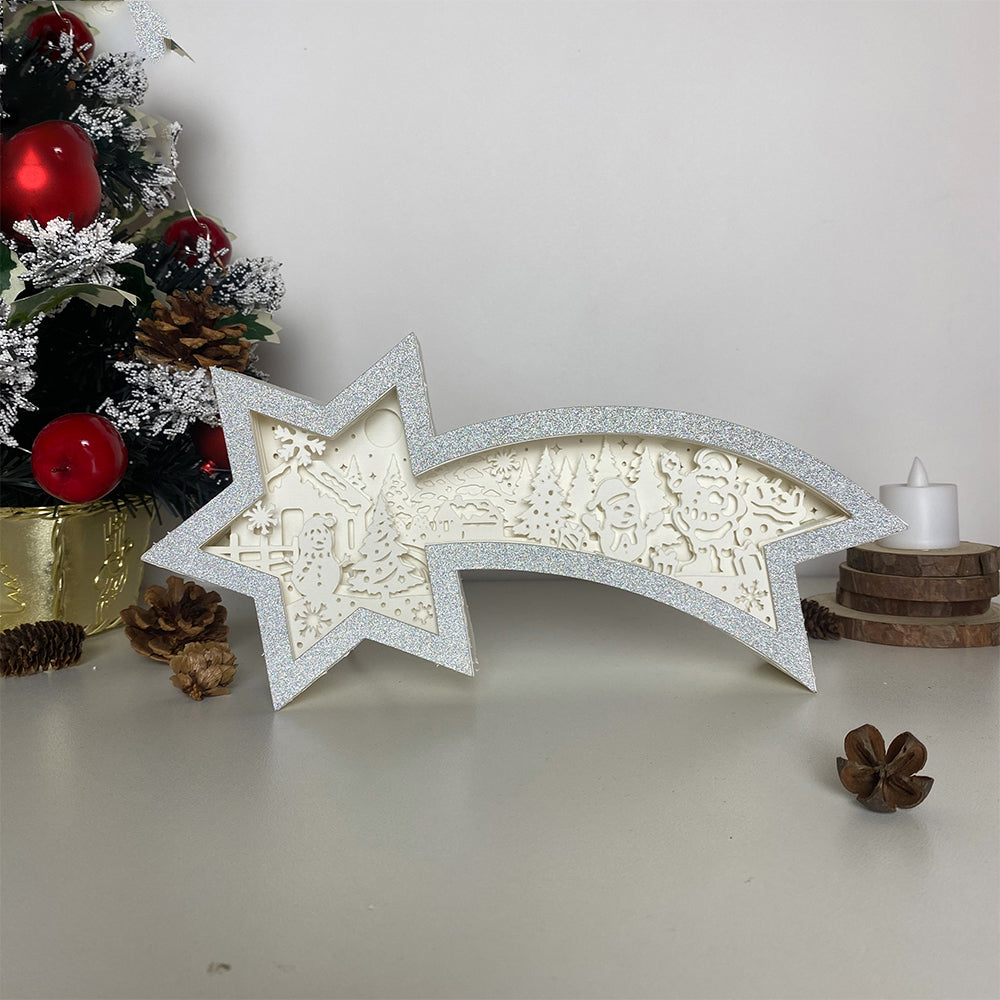 Christmas Snowman 2 – 3D Box SVG File for Cricut & Silhouette