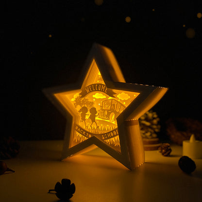 Back To School – 3D Star Box 1 File - Cricut File - VEKTOR KRAFT