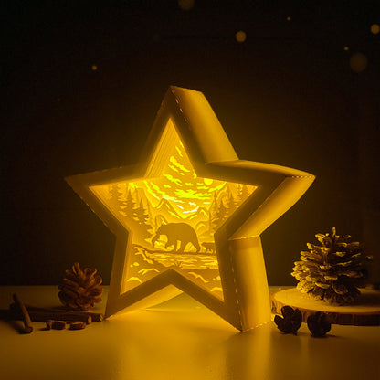 Bear – 3D Box SVG File for Cricut & Silhouette