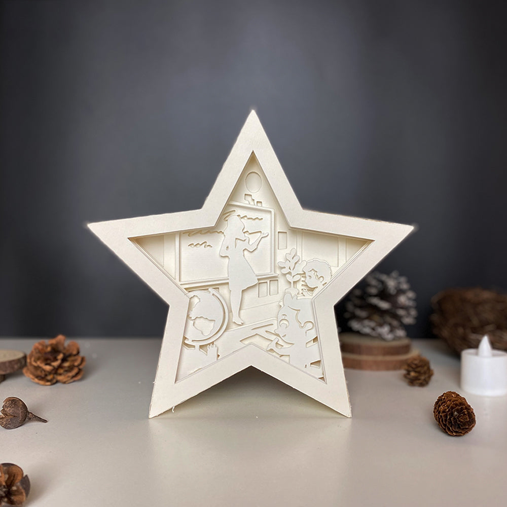 Classroom – 3D Box SVG File for Cricut & Silhouette