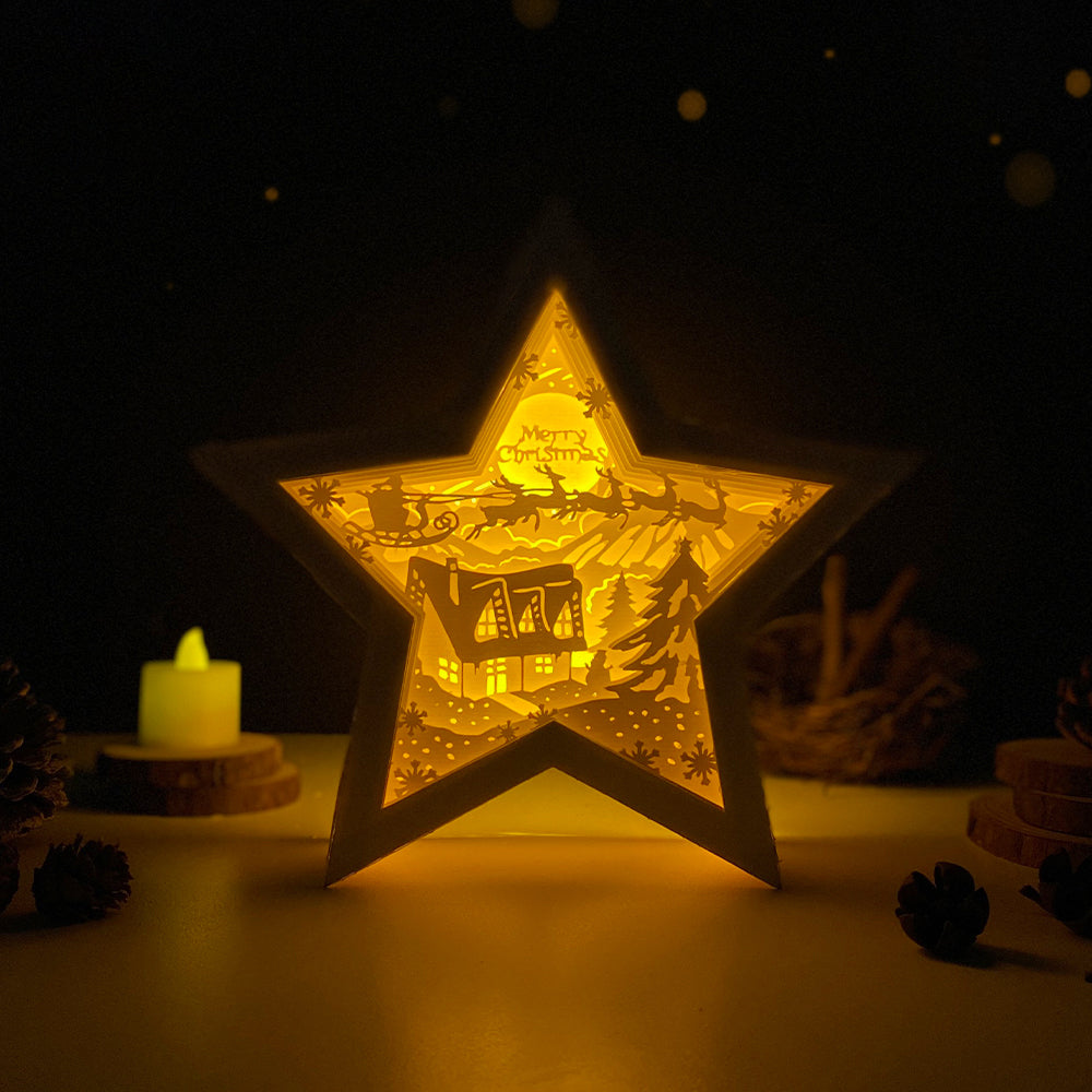 Xmas 6 – 3D Box SVG File for Cricut & Silhouette