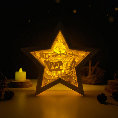 Xmas 6 – 3D Box SVG File for Cricut & Silhouette