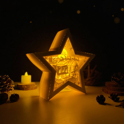 Xmas 6 – 3D Box SVG File for Cricut & Silhouette