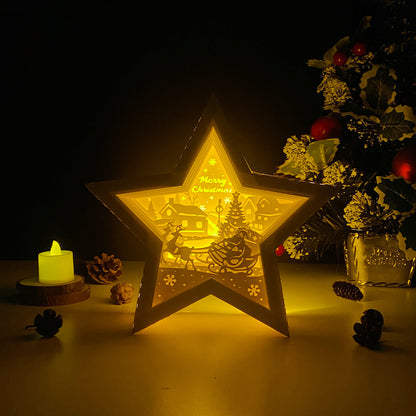 Xmas 7 – 3D Box SVG File for Cricut & Silhouette