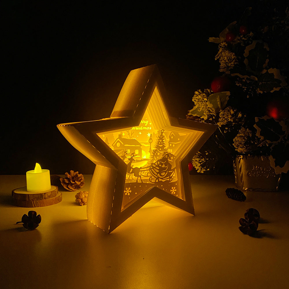 Xmas 7 – 3D Box SVG File for Cricut & Silhouette