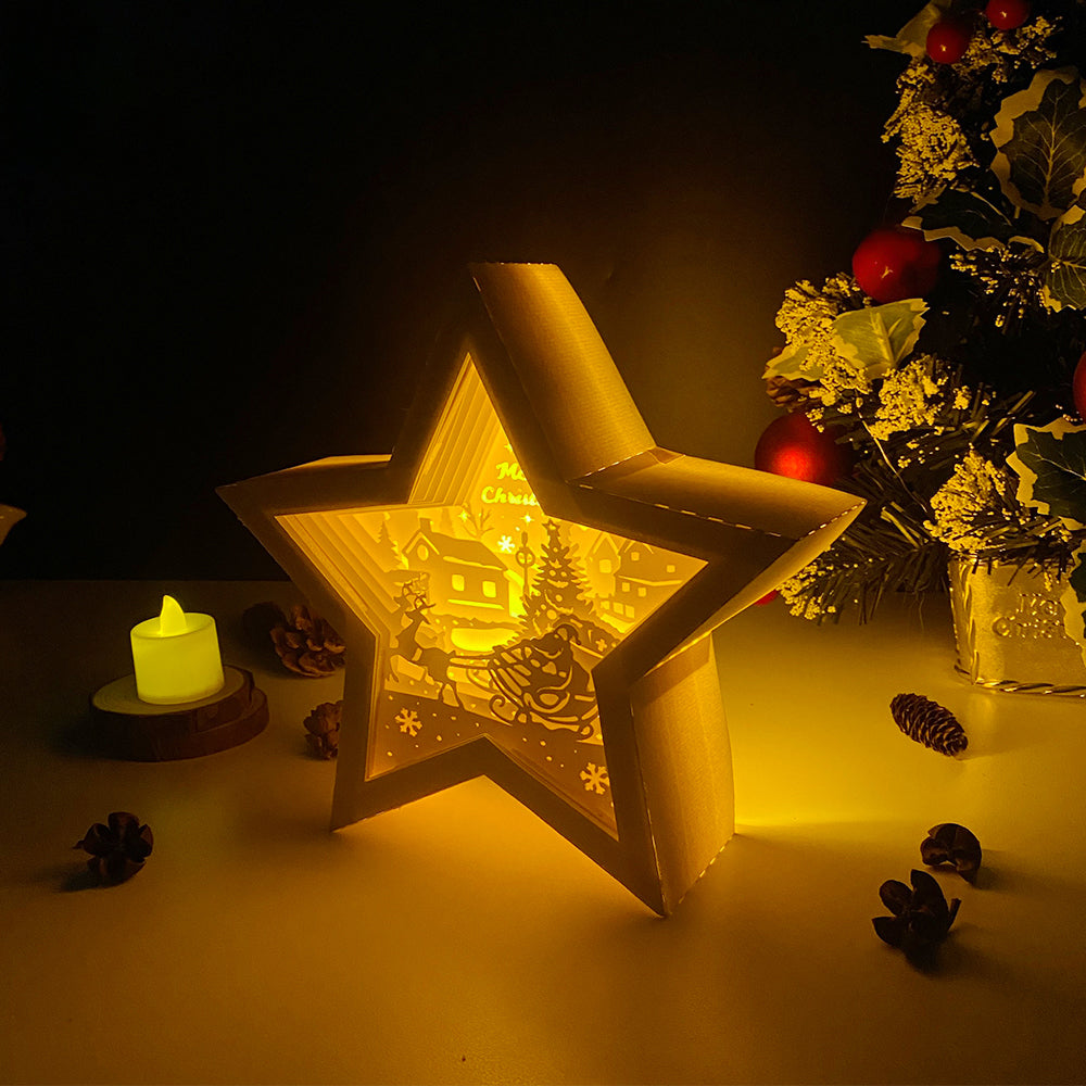 Xmas 7 – 3D Box SVG File for Cricut & Silhouette