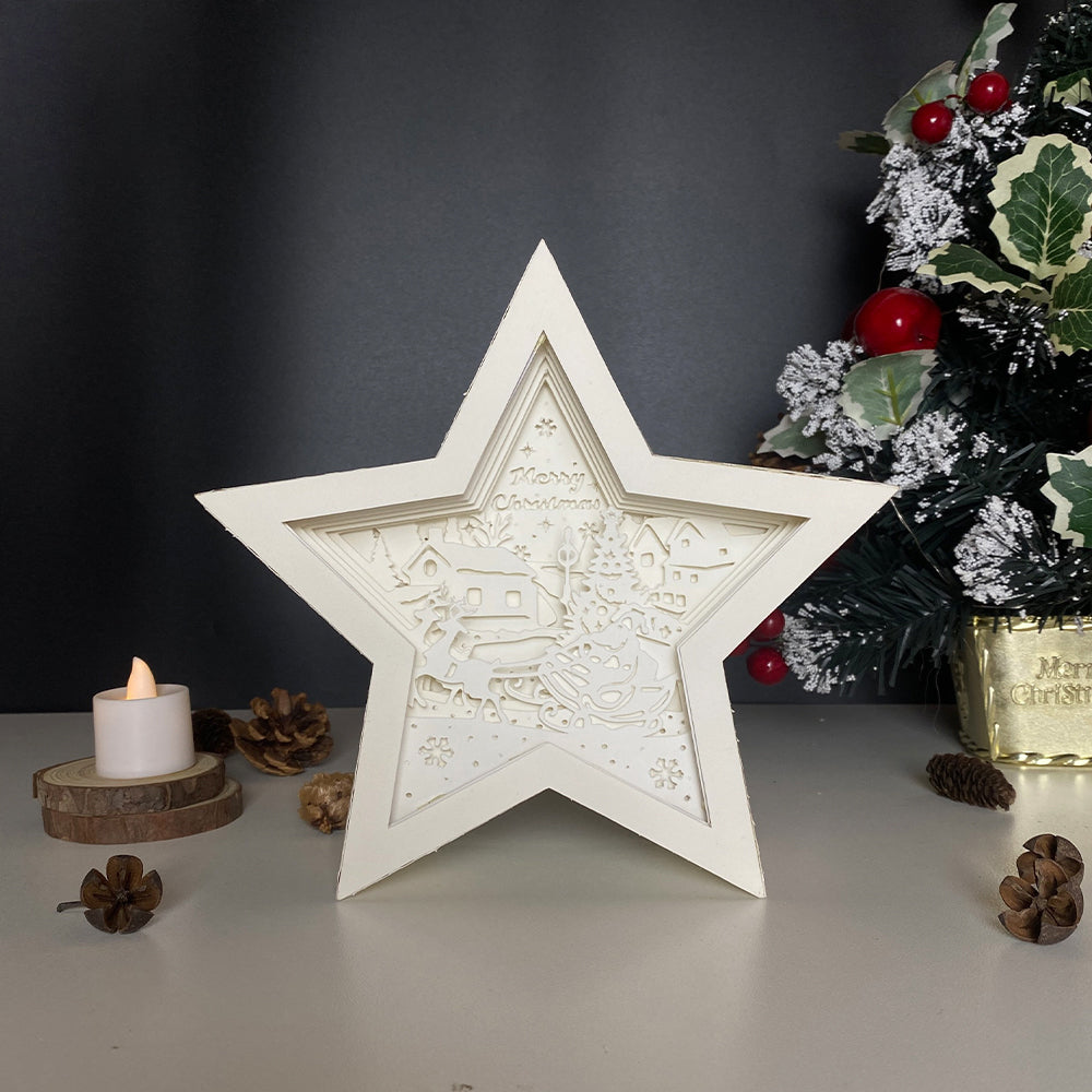 Xmas 7 – 3D Box SVG File for Cricut & Silhouette