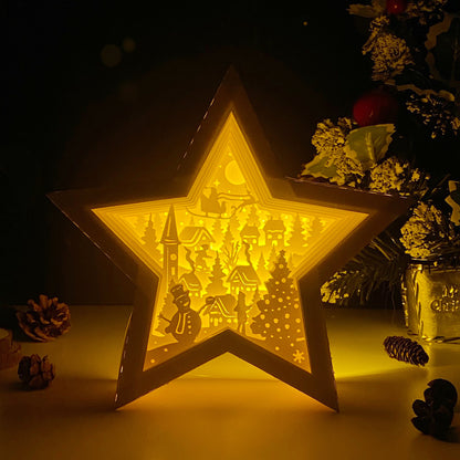 Xmas 8 – 3D Box SVG File for Cricut & Silhouette