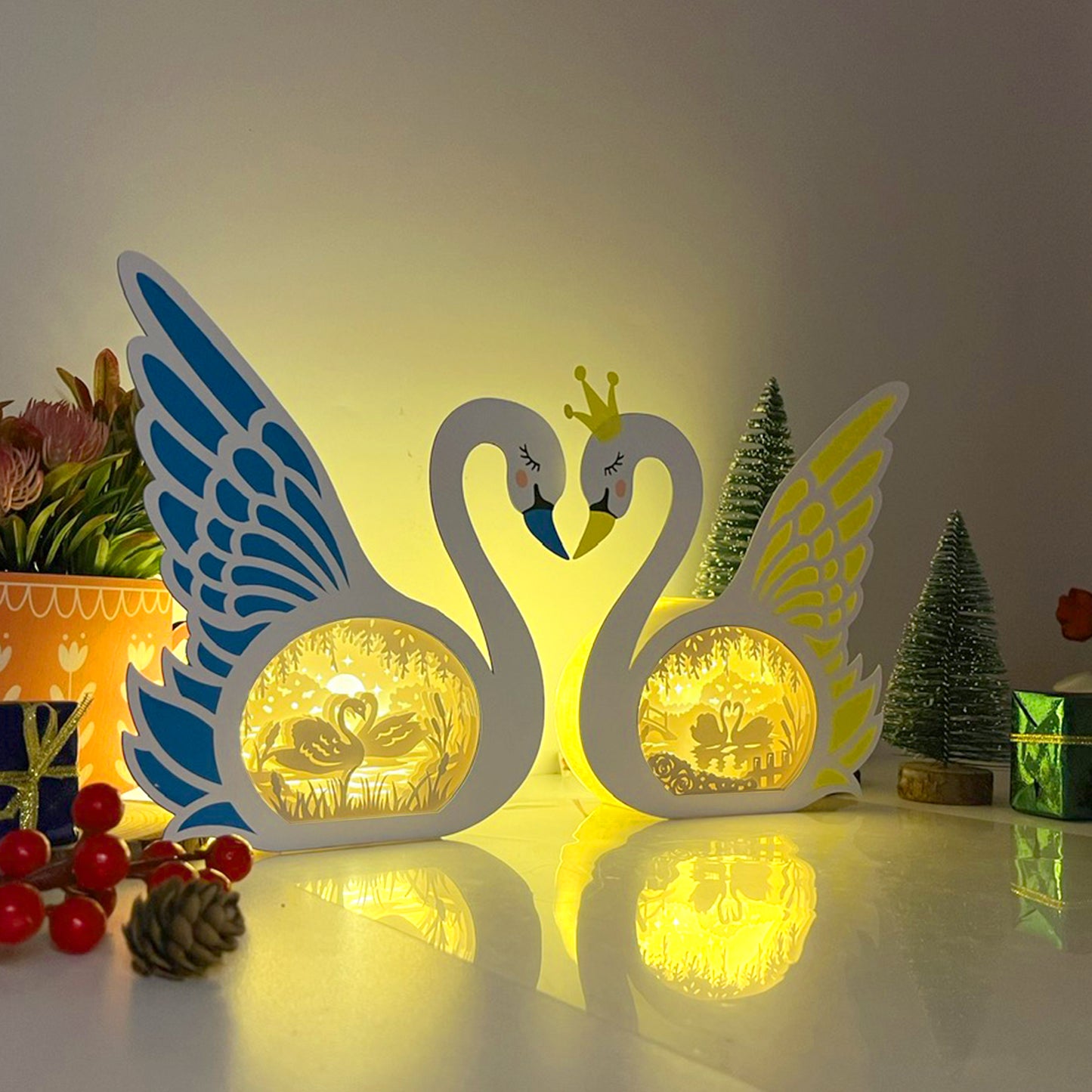 Love 2 – 3D Box SVG File for Cricut & Silhouette