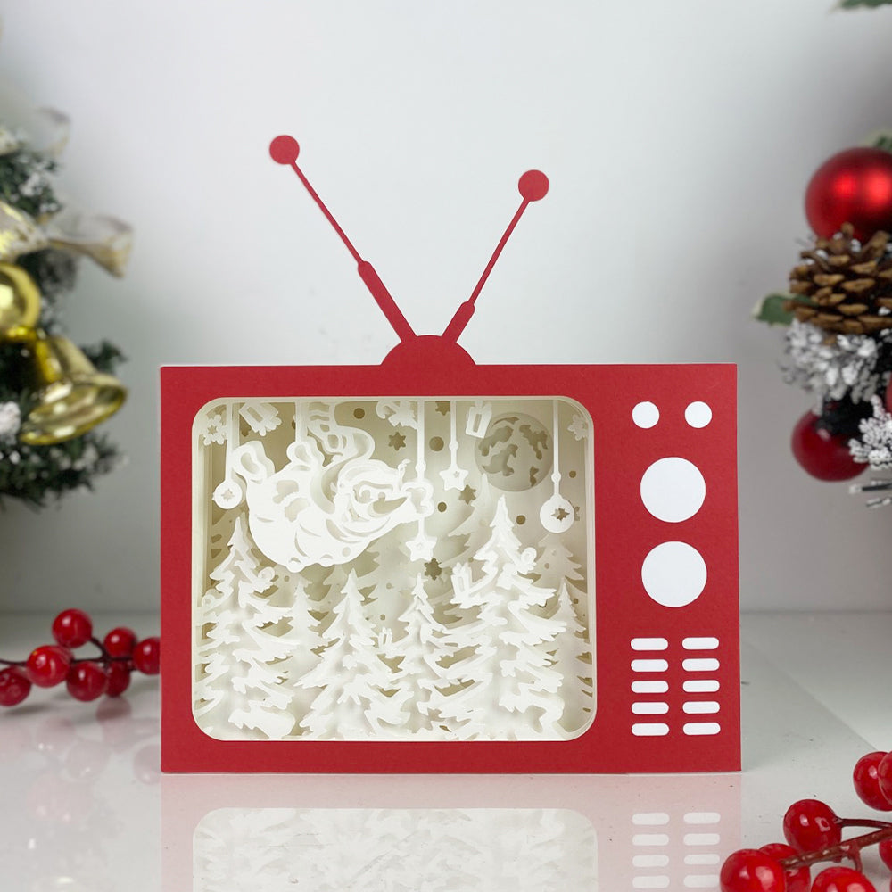 Christmas Snowman – 3D Box SVG File for Cricut & Silhouette