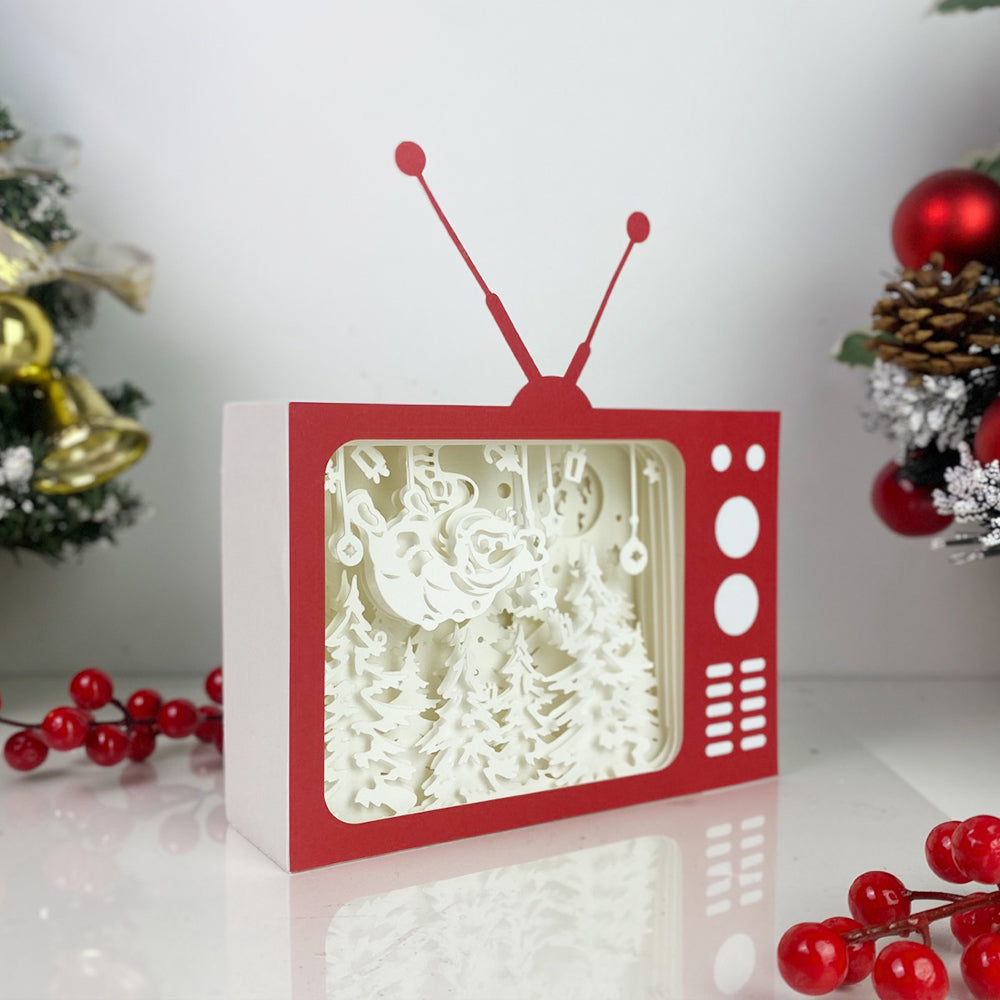 Christmas Snowman – 3D Box SVG File for Cricut & Silhouette