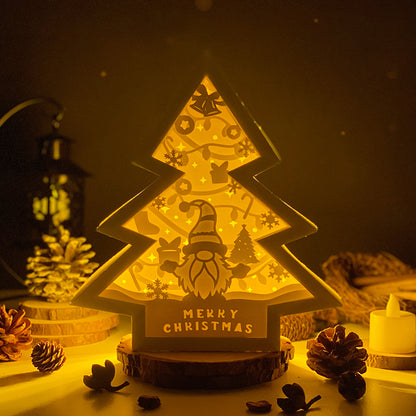 Christmas Gnome 1 – 3D Box SVG File for Cricut & Silhouette
