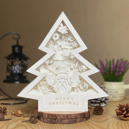 Christmas Gnome 1 – 3D Box SVG File for Cricut & Silhouette