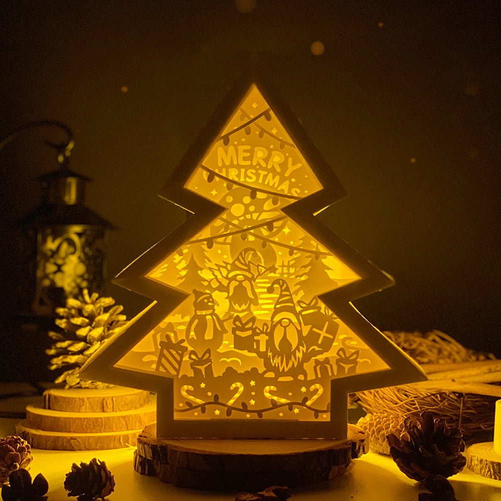 Christmas Gnome 2 – 3D Box SVG File for Cricut & Silhouette