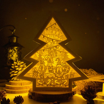 Christmas Gnome 2 – 3D Box SVG File for Cricut & Silhouette