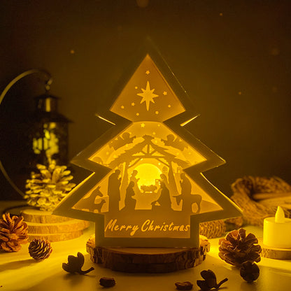 Christmas Nativity 1 – 3D Box SVG File for Cricut & Silhouette