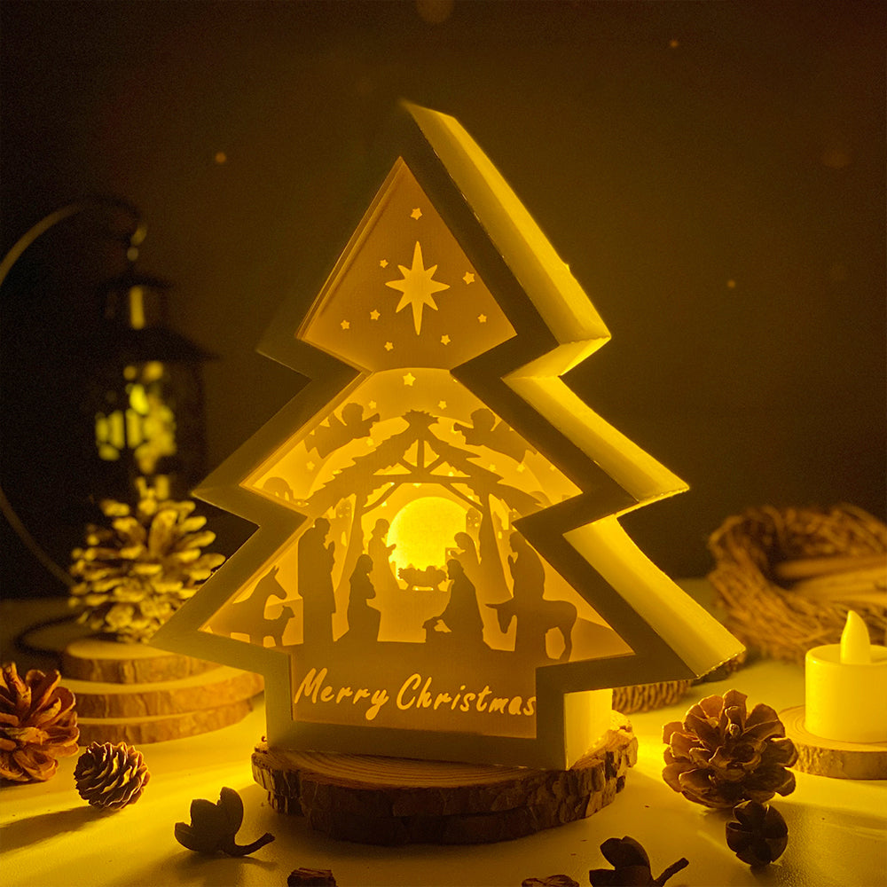 Christmas Nativity 1 – 3D Box SVG File for Cricut & Silhouette