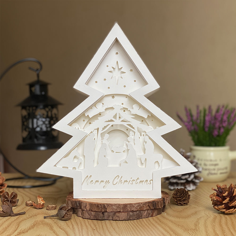 Christmas Nativity 1 – 3D Box SVG File for Cricut & Silhouette