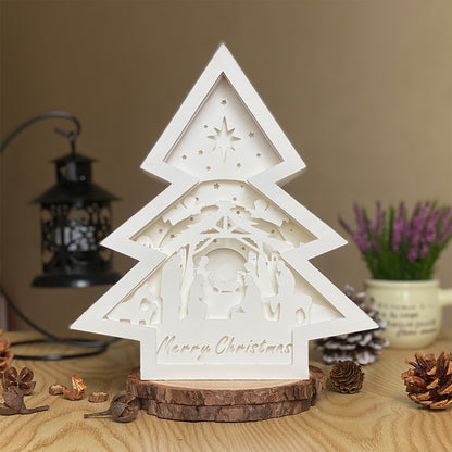 Christmas Nativity 1 – 3D Box SVG File for Cricut & Silhouette